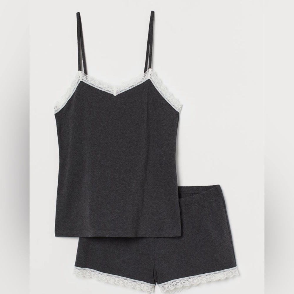 H&M Soft Lace PJ Set